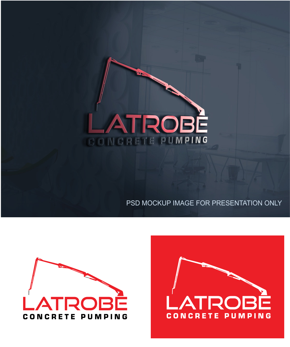 Logo Design by Tt design for Latrobe Concrete Pumping Pty Ltd | Design #26915179
