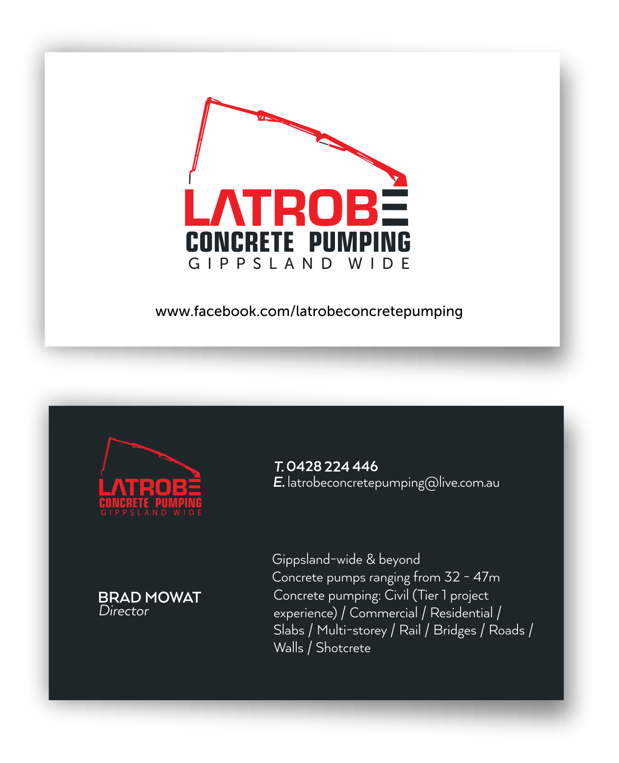 Logo Design by Tt design for Latrobe Concrete Pumping Pty Ltd | Design #26915347