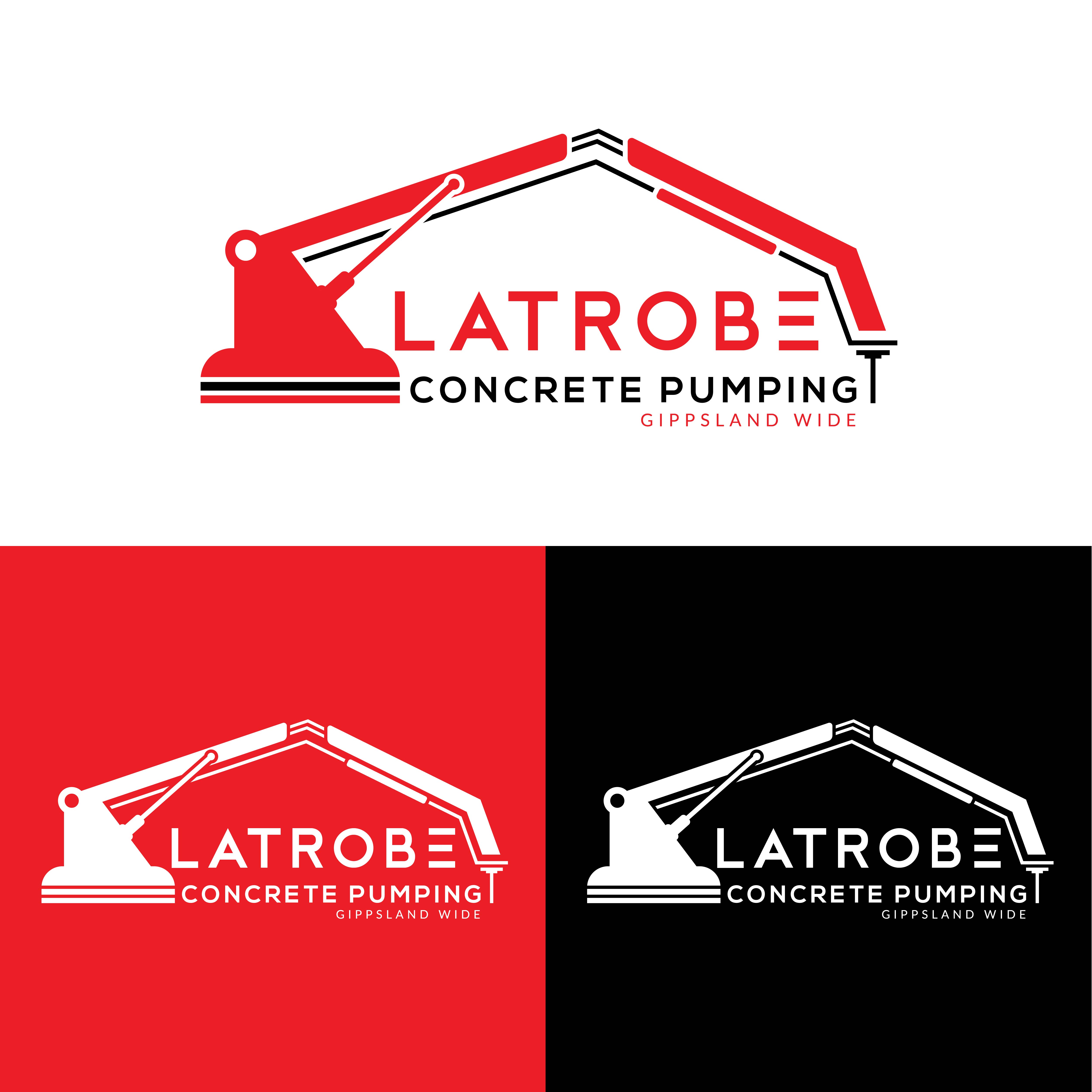 Logo Design by Anbu Chelvan for Latrobe Concrete Pumping Pty Ltd | Design #26916494