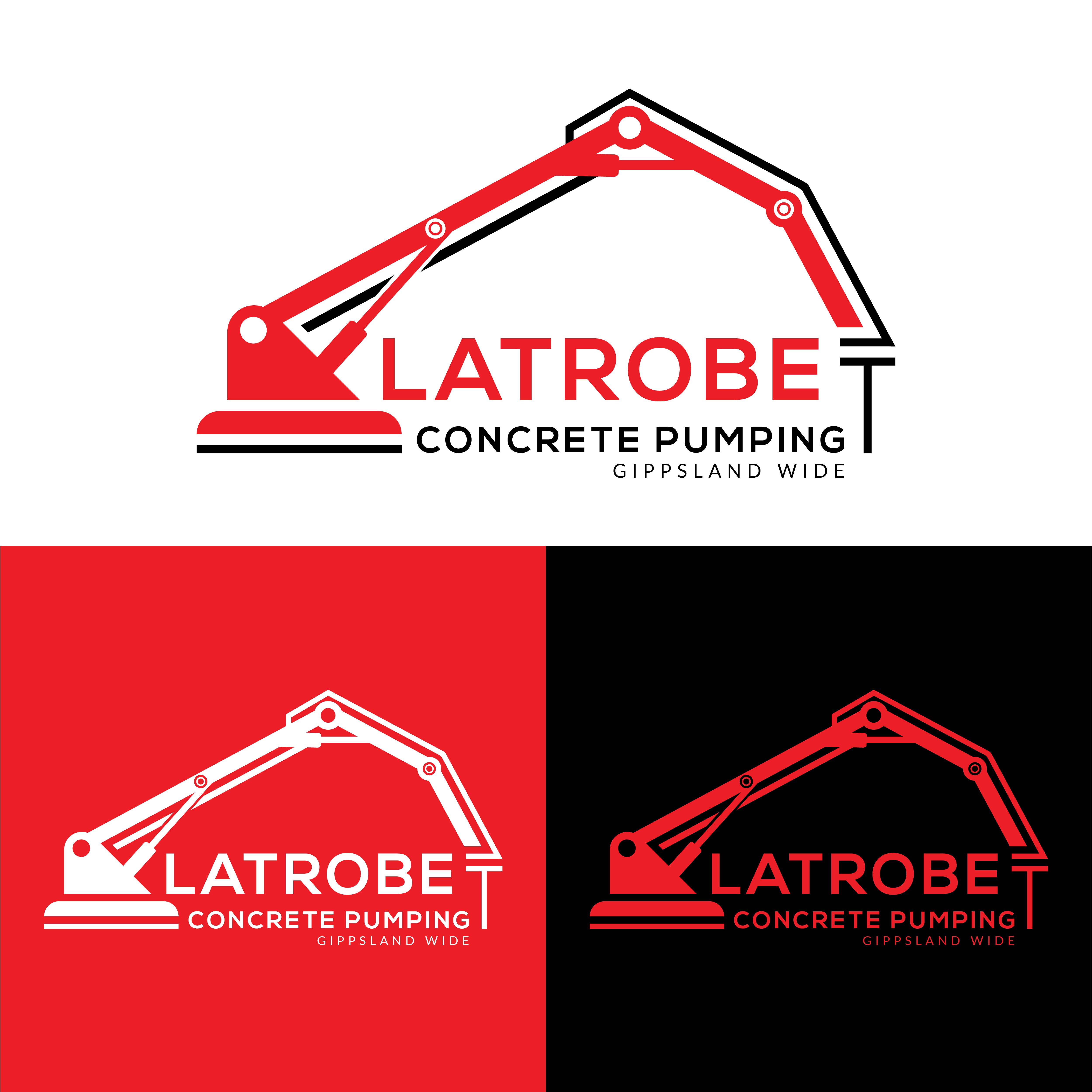 Logo Design by Anbu Chelvan for Latrobe Concrete Pumping Pty Ltd | Design #26919711
