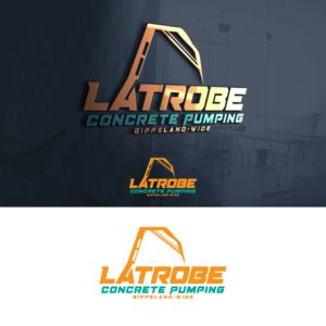 Latrobe Concrete Pumping (Gippsland wide) | Logo Design by Graphic Bricks