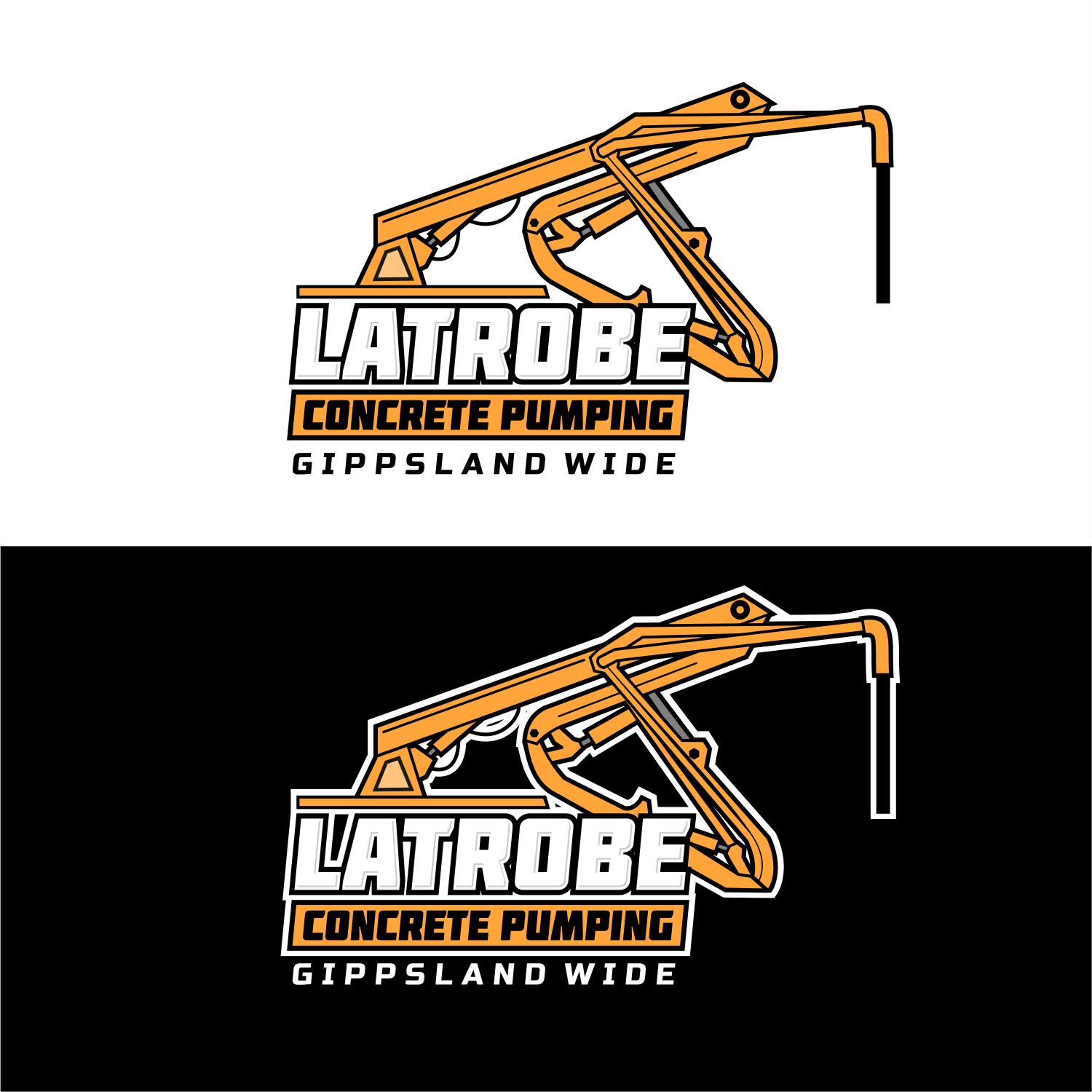 Logo Design by ThiagoB for Latrobe Concrete Pumping Pty Ltd | Design #26915727