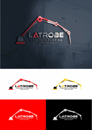 Logo Design by Praza for Latrobe Concrete Pumping Pty Ltd | Design #26912234