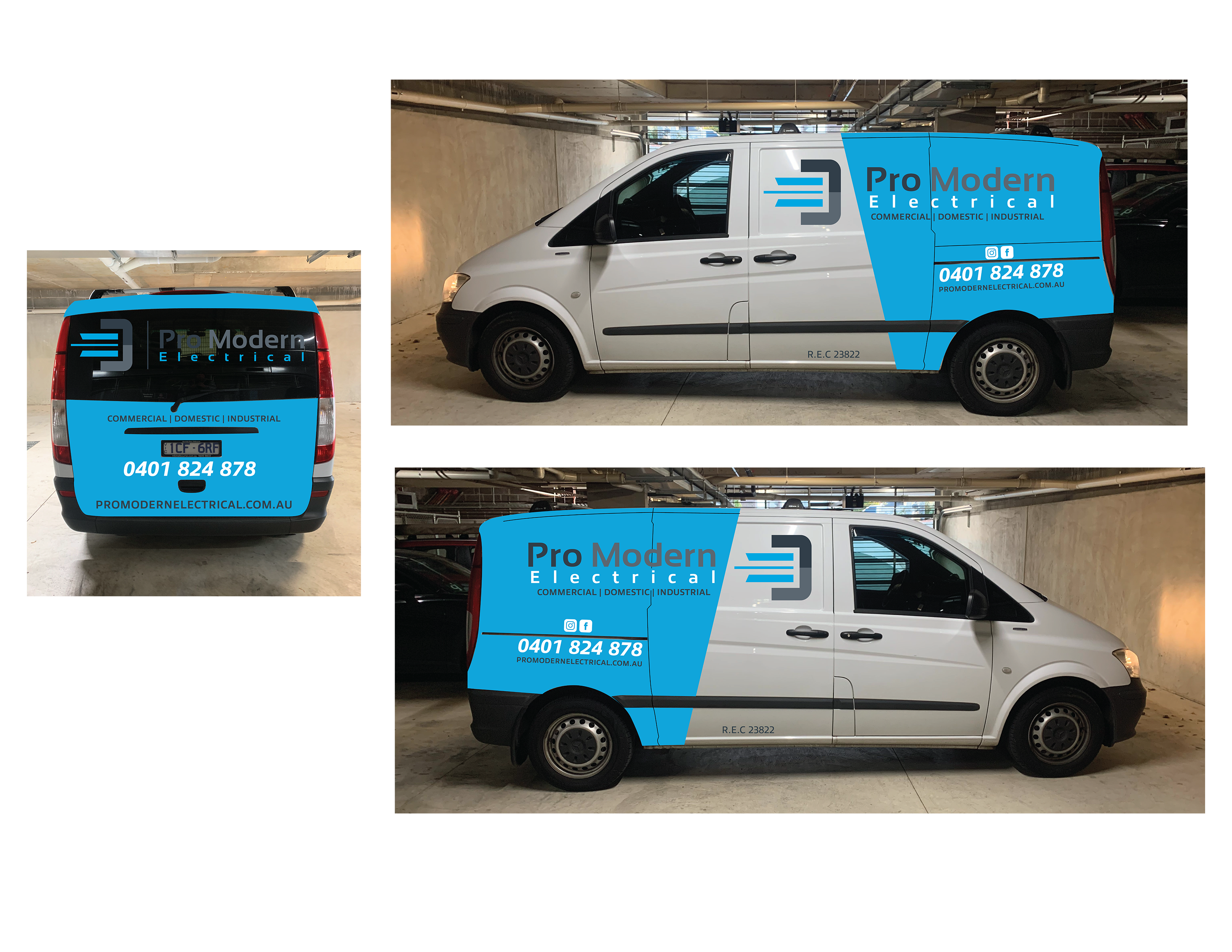 Car Wrap Design by Jack Taney for Pro Modern Electrical  | Design #26977025