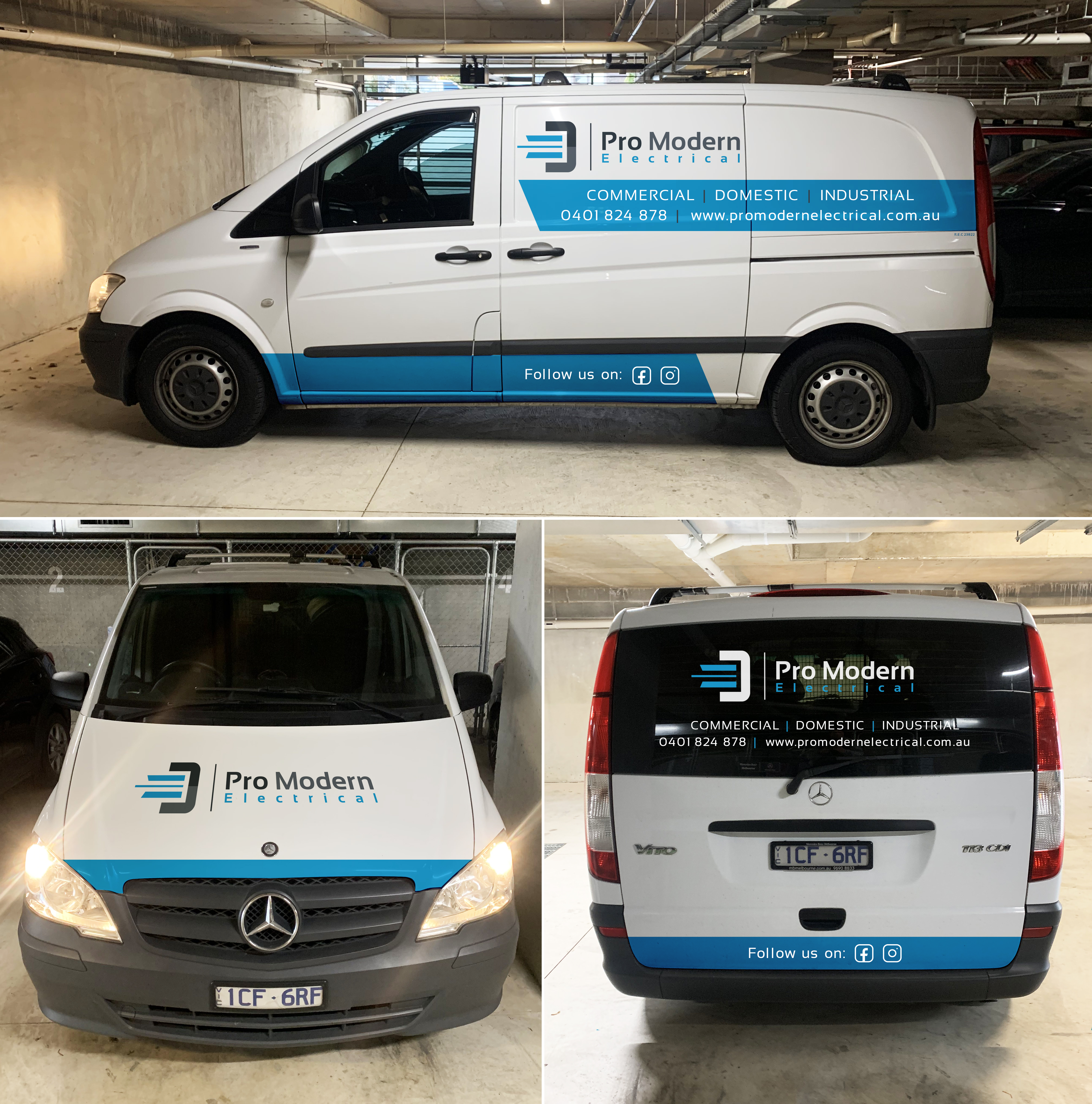 Car Wrap Design by Jucrate for Pro Modern Electrical  | Design #26917462