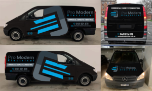 Car Wrap Design by Deziners Zone for Pro Modern Electrical  | Design: #26913756