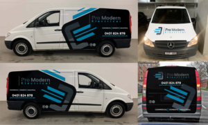 Car Wrap Design by Deziners Zone for Pro Modern Electrical  | Design: #26969687