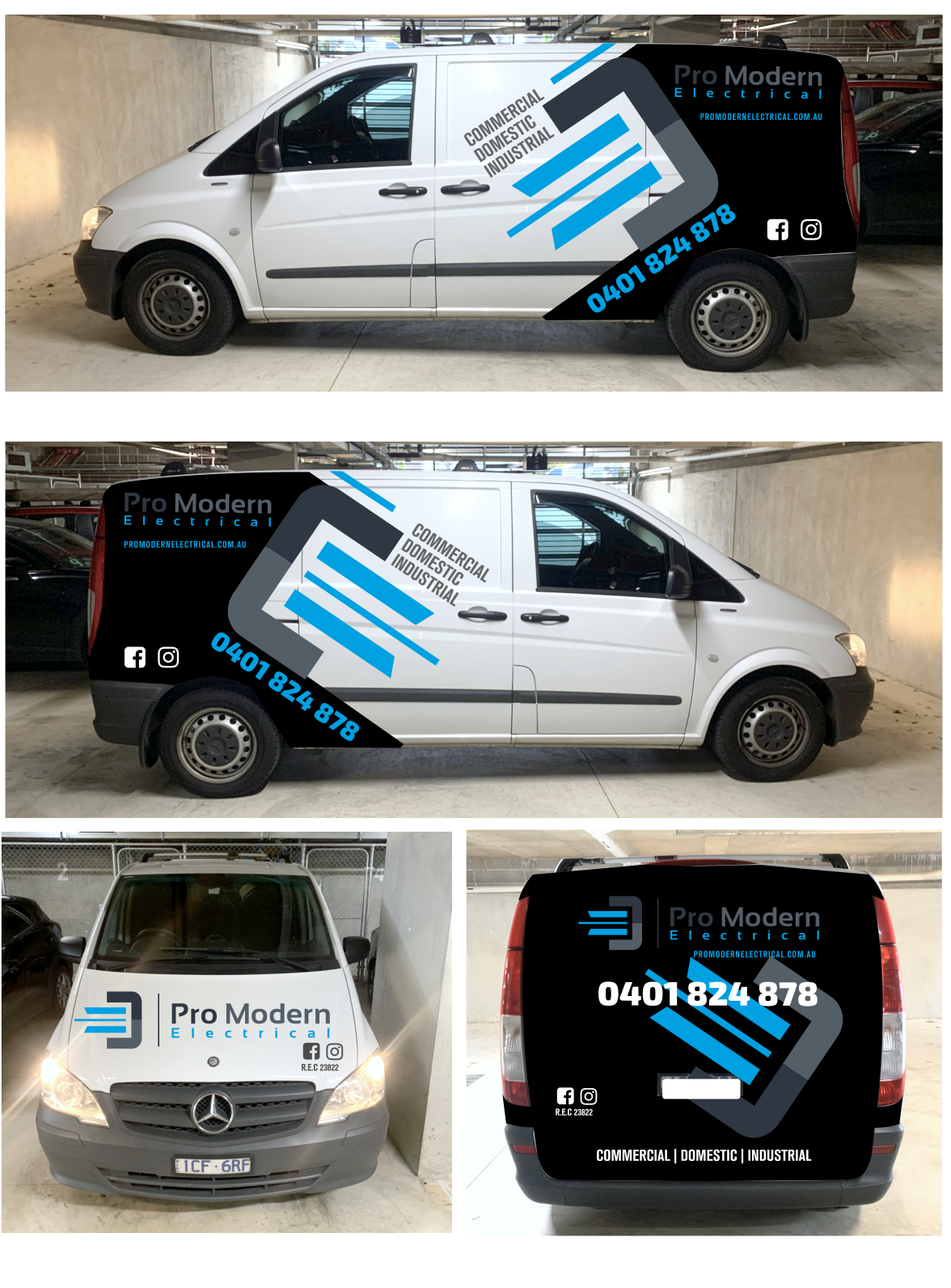 Car Wrap Design by elveneclipse for Pro Modern Electrical  | Design #26971782