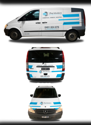Car Wrap Design by RubelRir for Pro Modern Electrical  | Design: #26920732