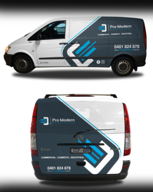 Car Wrap Design by RubelRir for Pro Modern Electrical  | Design: #26972942