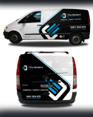 Car Wrap Design by RubelRir for Pro Modern Electrical  | Design: #26973469