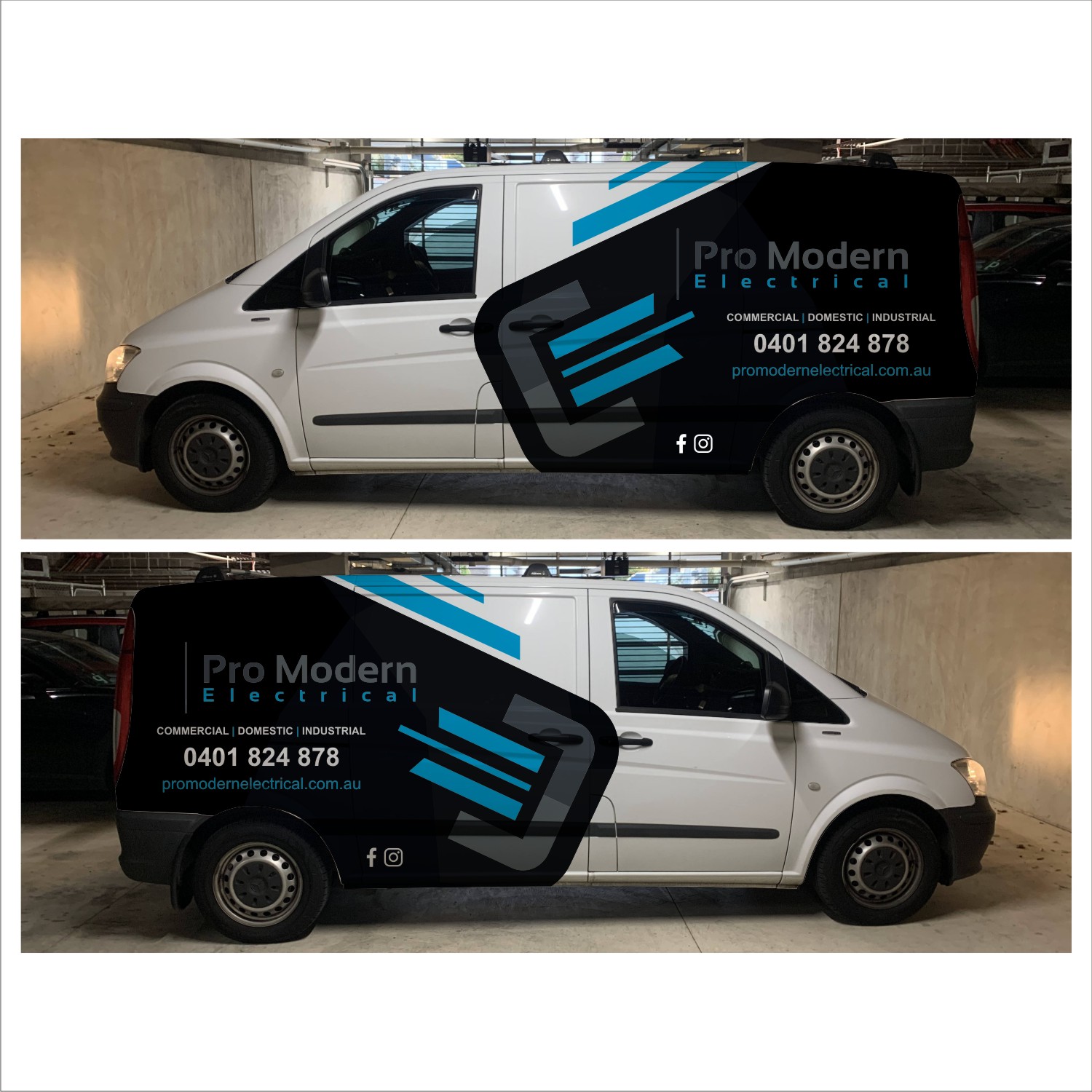 Car Wrap Design by DG+ for Pro Modern Electrical  | Design #26966655