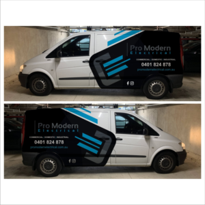 Car Wrap Design by DG+ for Pro Modern Electrical  | Design: #26966655
