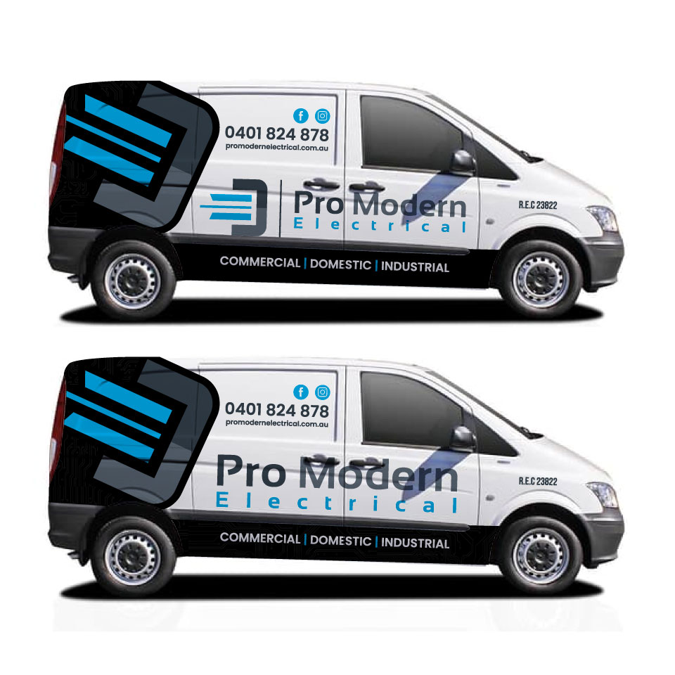 Car Wrap Design by Yoga Tri for Pro Modern Electrical  | Design #26977014