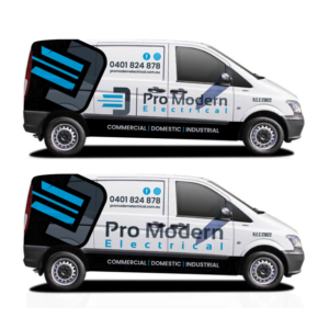 Pro Modern Electrical work van | Car Wrap Design by Yoga Tri