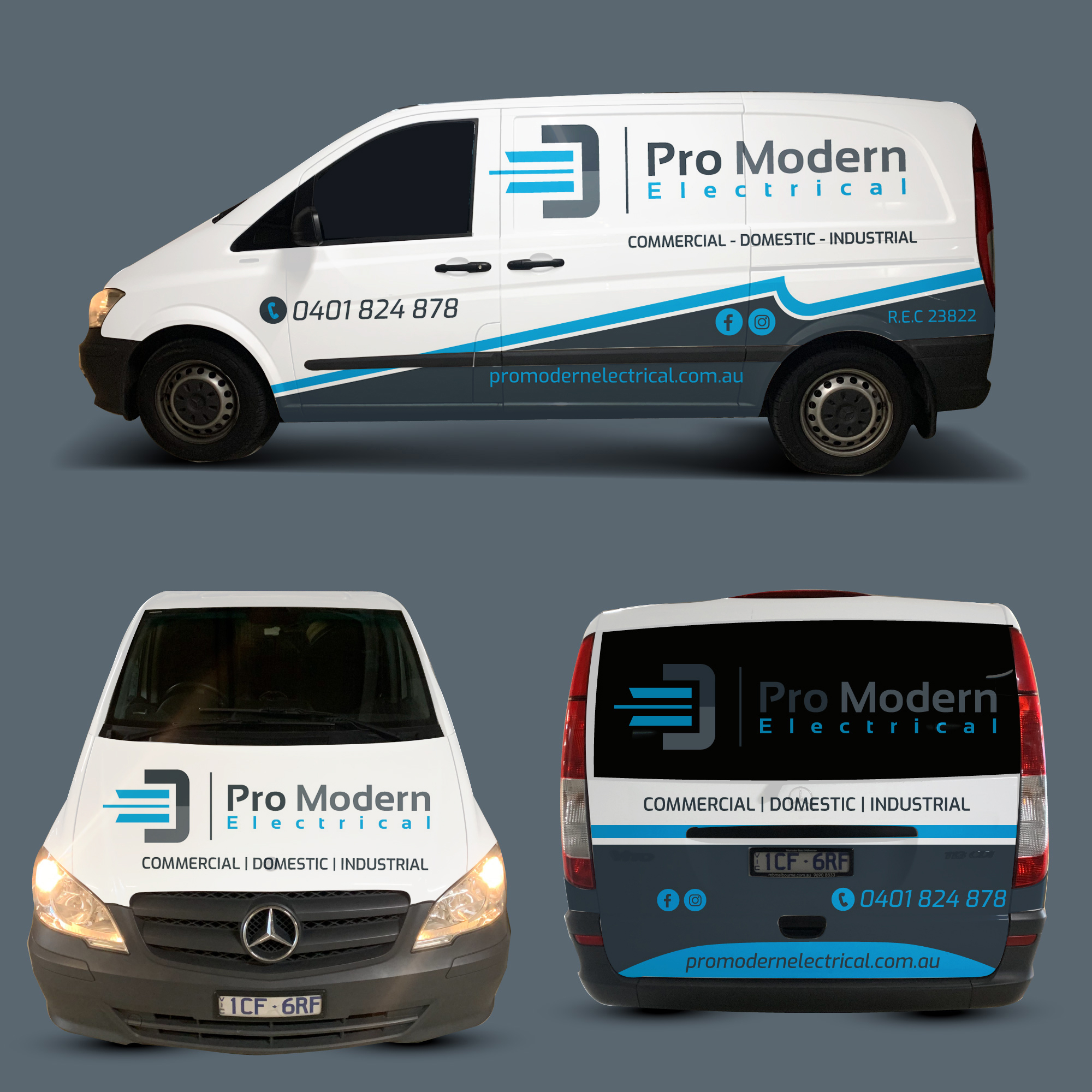Car Wrap Design by JS_Design for Pro Modern Electrical  | Design #26915913