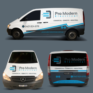 Car Wrap Design by JS_Design for Pro Modern Electrical  | Design: #26915913
