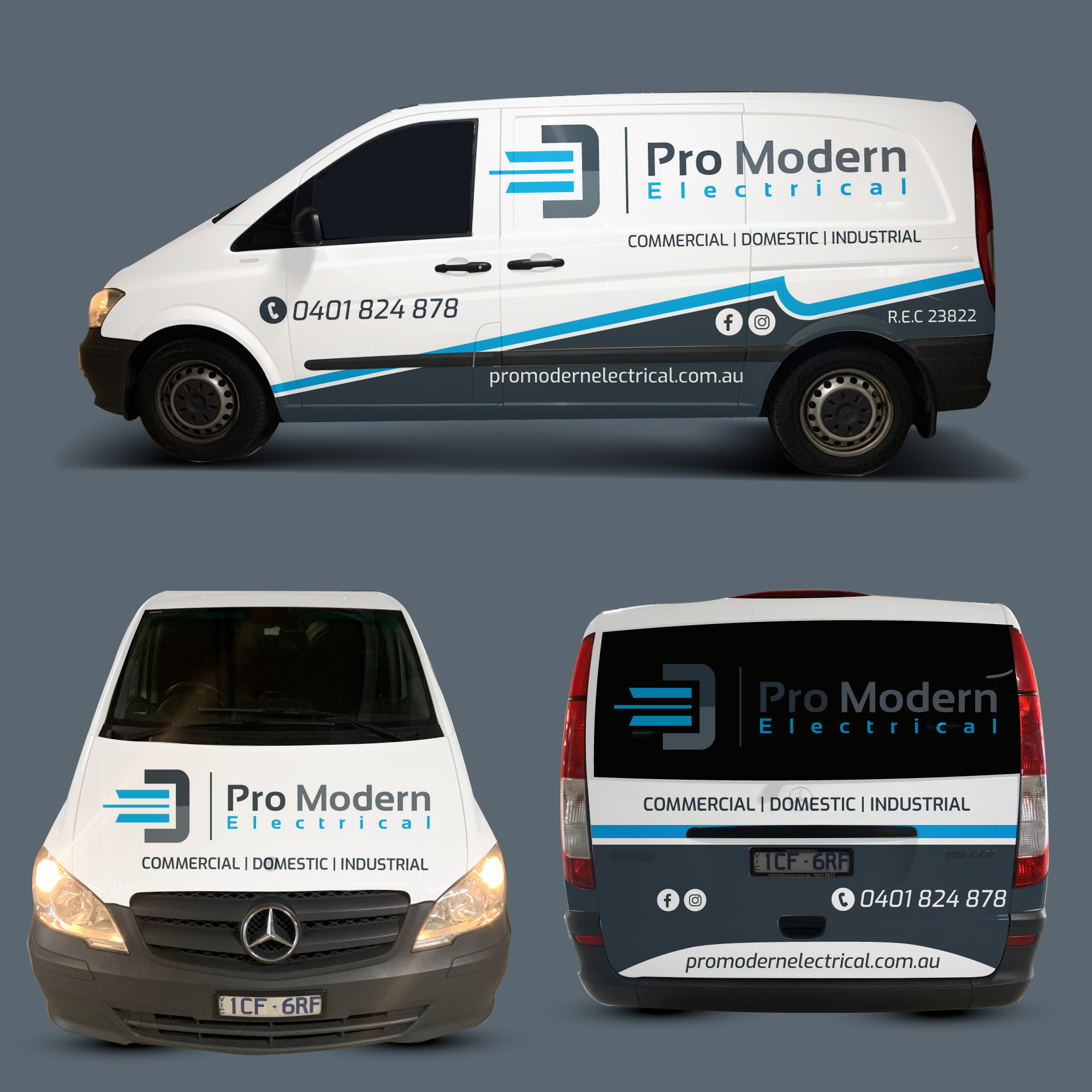 Car Wrap Design by JS_Design for Pro Modern Electrical  | Design #26915926