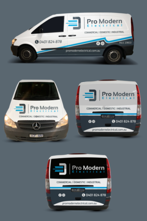 Car Wrap Design by JS_Design for Pro Modern Electrical  | Design: #26959134