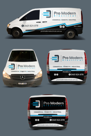 Car Wrap Design by JS_Design for Pro Modern Electrical  | Design: #26972174