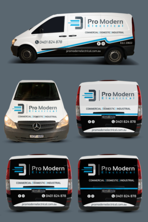 Car Wrap Design by JS_Design for Pro Modern Electrical  | Design: #26972243