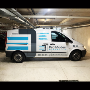 Car Wrap Design by haru_ichiban for Pro Modern Electrical  | Design: #26952224