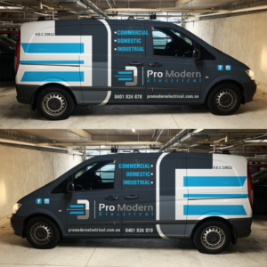 Car Wrap Design by haru_ichiban for Pro Modern Electrical  | Design: #26969245