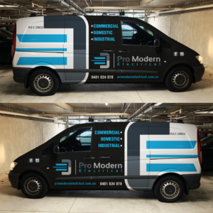 Car Wrap Design by haru_ichiban for Pro Modern Electrical  | Design: #26969247
