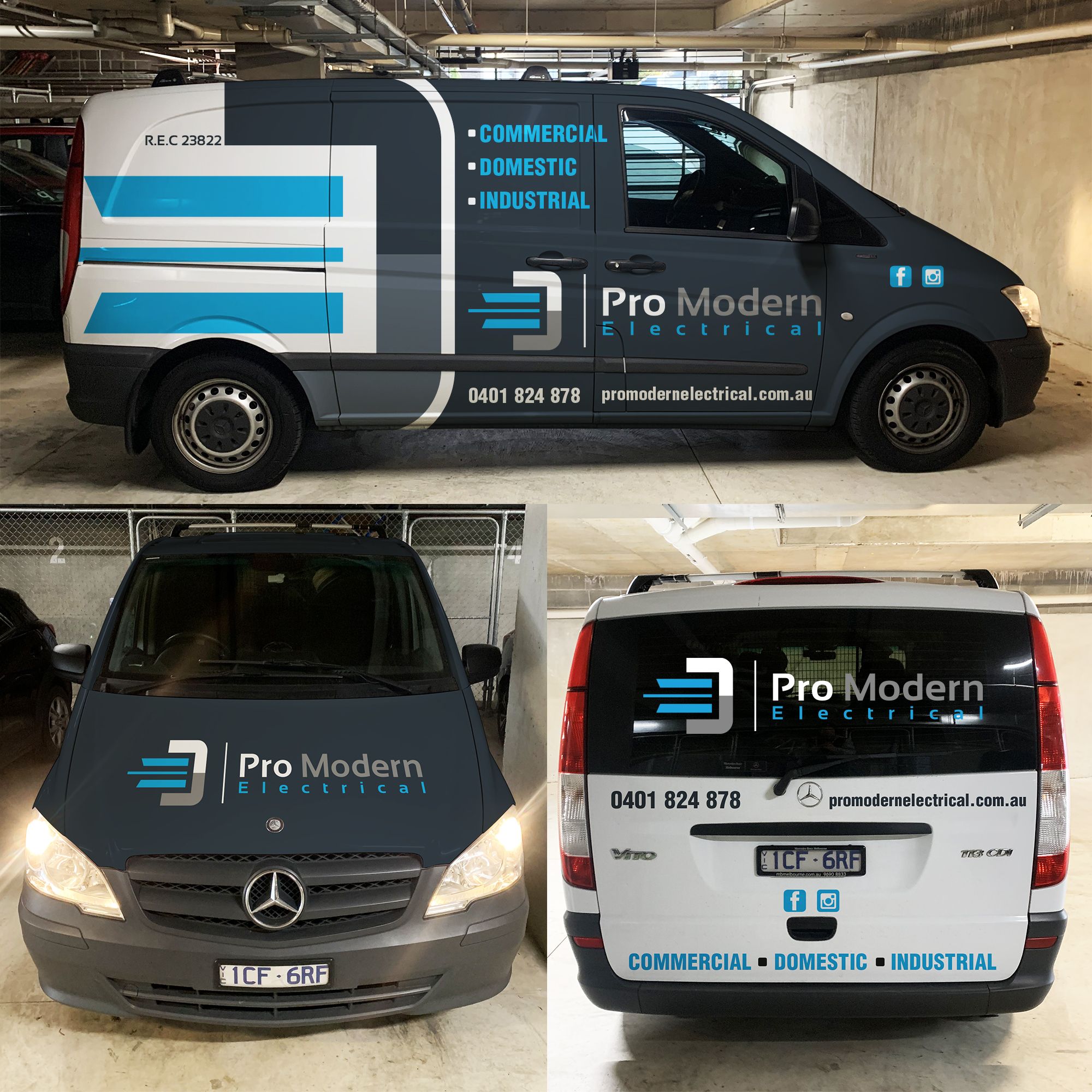 Car Wrap Design by haru_ichiban for Pro Modern Electrical  | Design #26982705