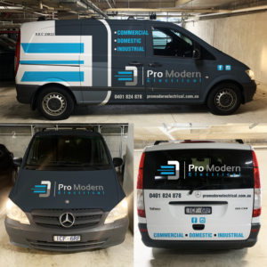 Car Wrap Design by haru_ichiban for Pro Modern Electrical  | Design: #26982705