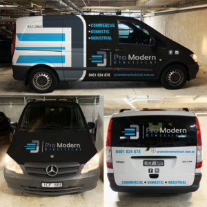 Car Wrap Design by haru_ichiban for Pro Modern Electrical  | Design: #26982706