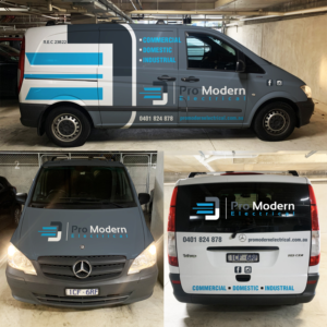 Car Wrap Design by haru_ichiban for Pro Modern Electrical  | Design: #26982708