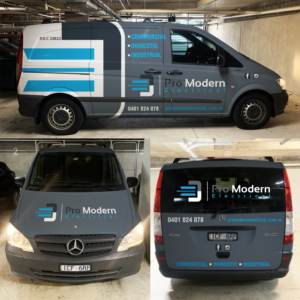 Car Wrap Design by haru_ichiban for Pro Modern Electrical  | Design: #27028803