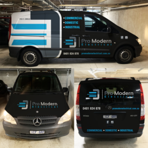 Car Wrap Design by haru_ichiban for Pro Modern Electrical  | Design: #27028804