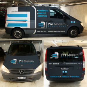 Car Wrap Design by haru_ichiban for Pro Modern Electrical  | Design: #27028805
