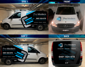Car Wrap Design by DesignShout for Pro Modern Electrical  | Design: #26972146
