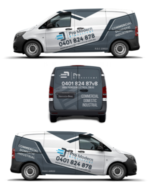 Car Wrap Design by Shumaila Kiran for Pro Modern Electrical  | Design: #26915349