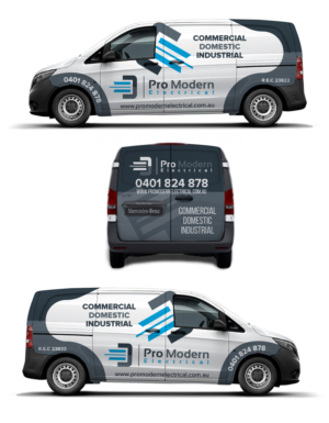 Car Wrap Design by Shumaila Kiran for Pro Modern Electrical  | Design: #26915351