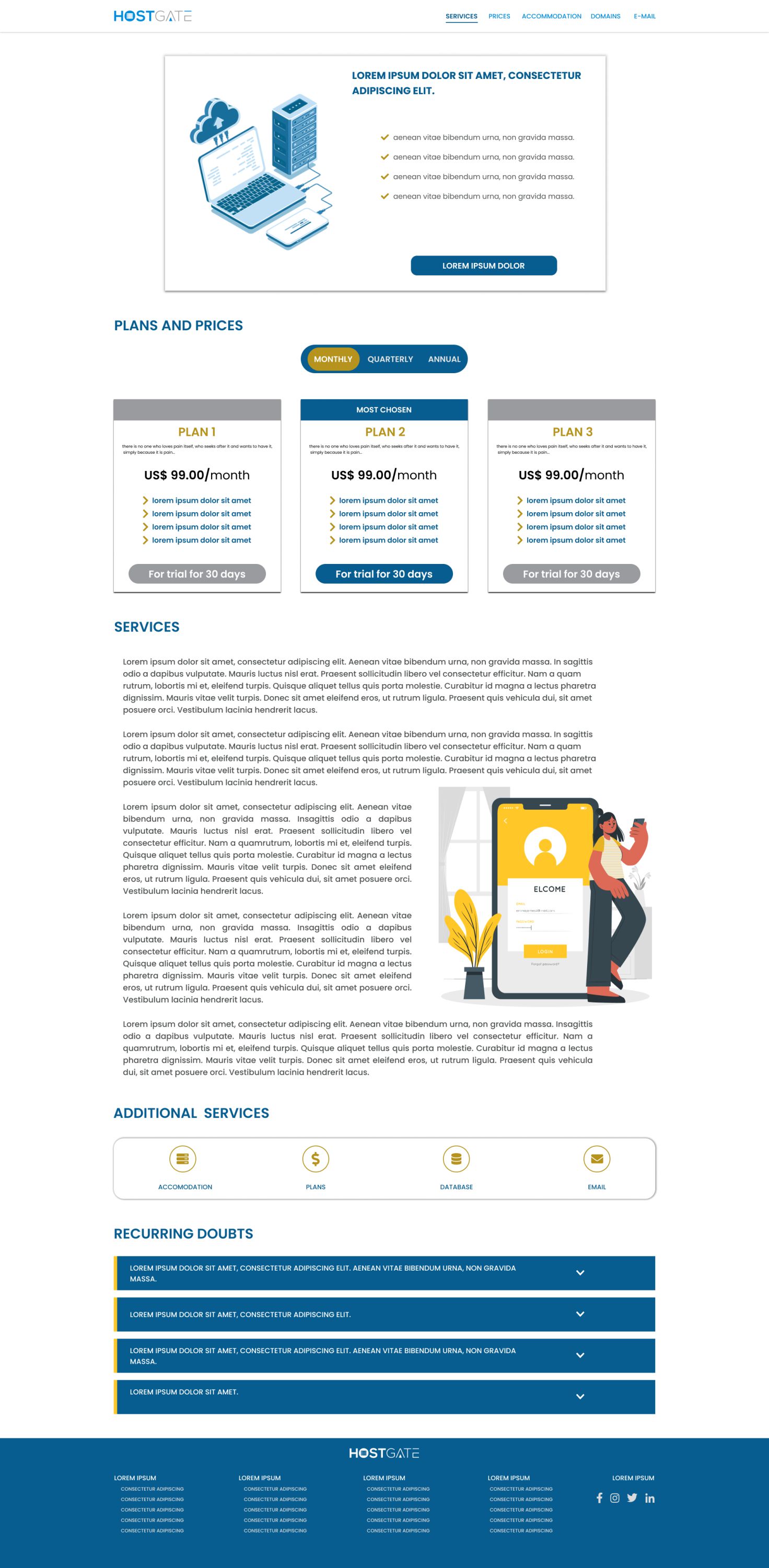 Web Design by Elizeu Lopes for this project | Design #26917715