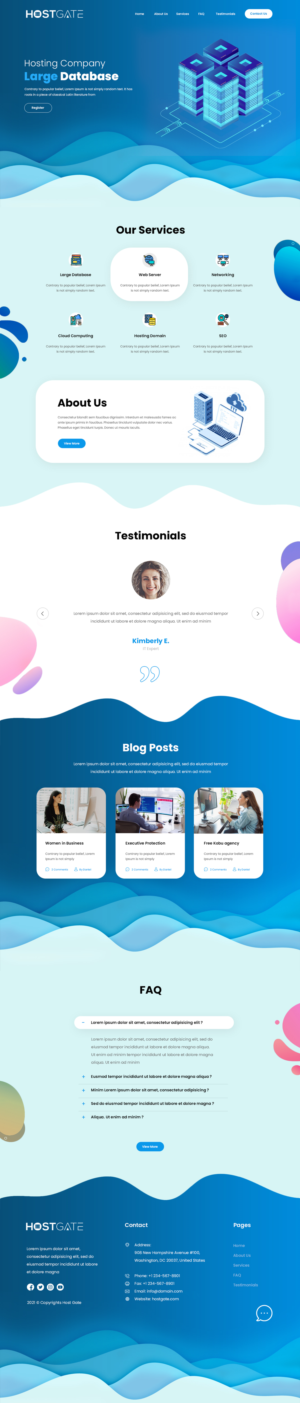 Web Design by Ahmad Ghani 2 for this project | Design #26938529