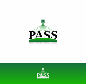 P.A.S.S large and then full company name below smaller | Diseño de Logo por Sibyle