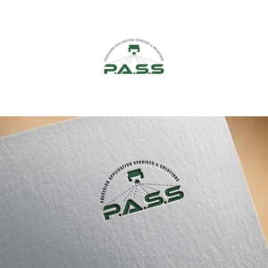 P.A.S.S large and then full company name below smaller | Logo Design by Trident
