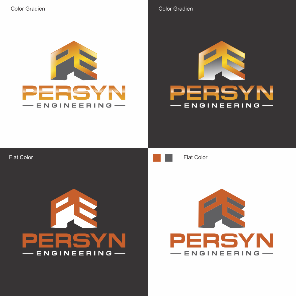 Logo Design by Khalik for Persyn Engineering | Design #26957201