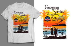 COVID IS OVER- TIME TO PARTY!  FUN TROPICAL GIVEAWAY T SHIRT | T-Shirt-Design von SAI DESIGNS