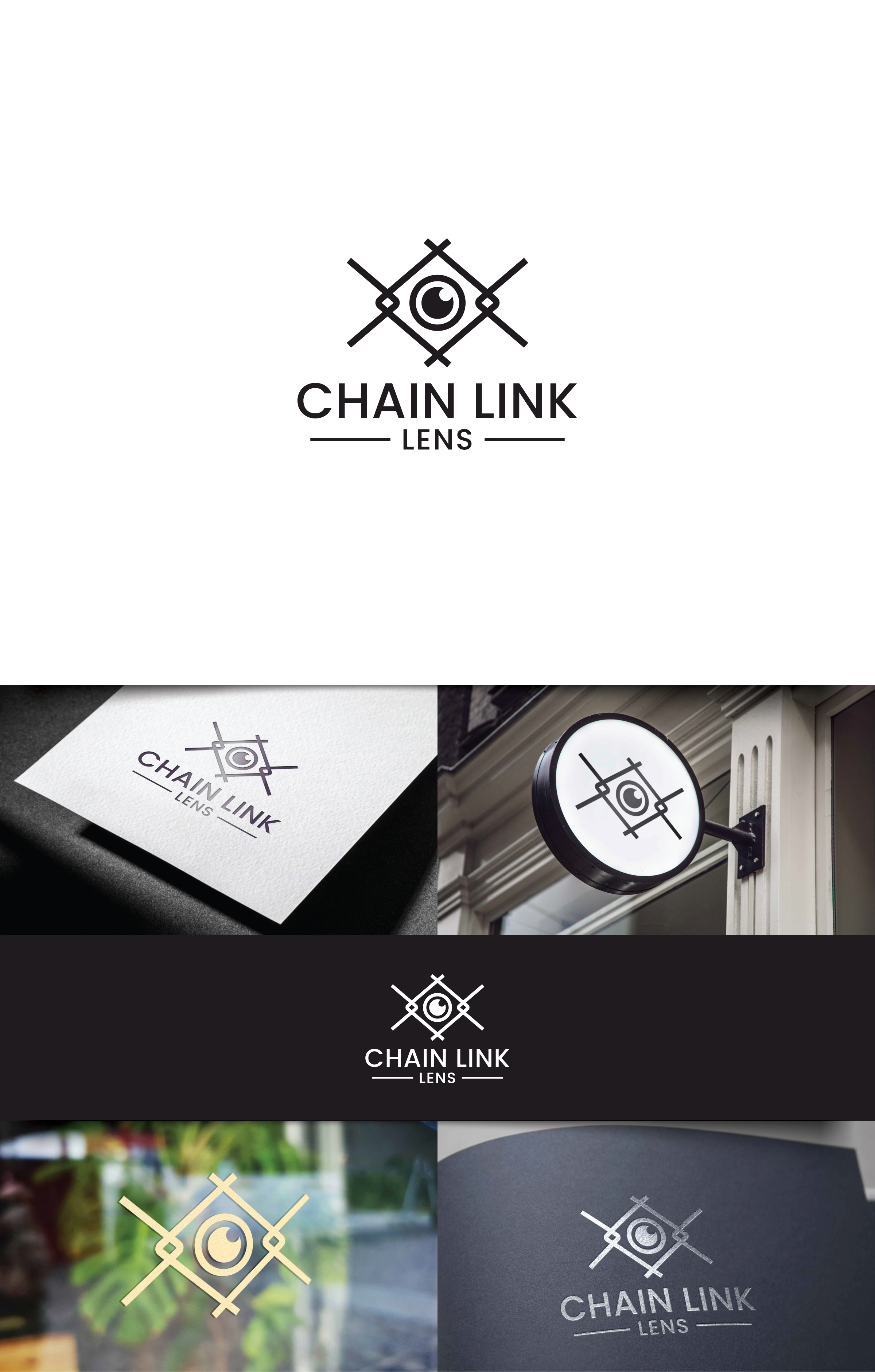 Logo Design by ecorokerz for Chain Link Lens | Design #26922542