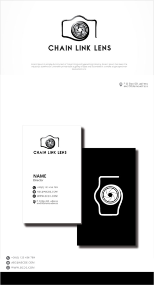 Logo Design by graphicevolution for Chain Link Lens | Design: #26919502