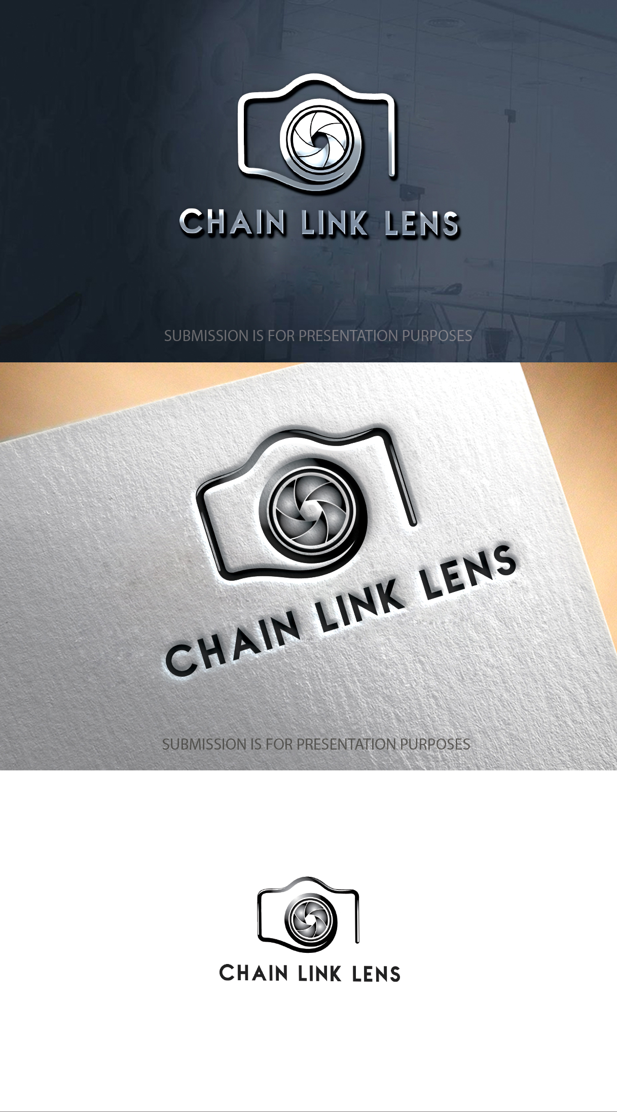 Logo-Design von graphicevolution für Chain Link Lens | Design #26919503