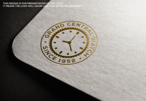 Grand Central Watch since 1952 | Logo Design by Jennifer©
