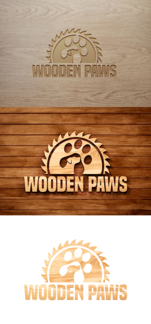 Wooden Paws | Logo-Design von JUEL RANA 525340