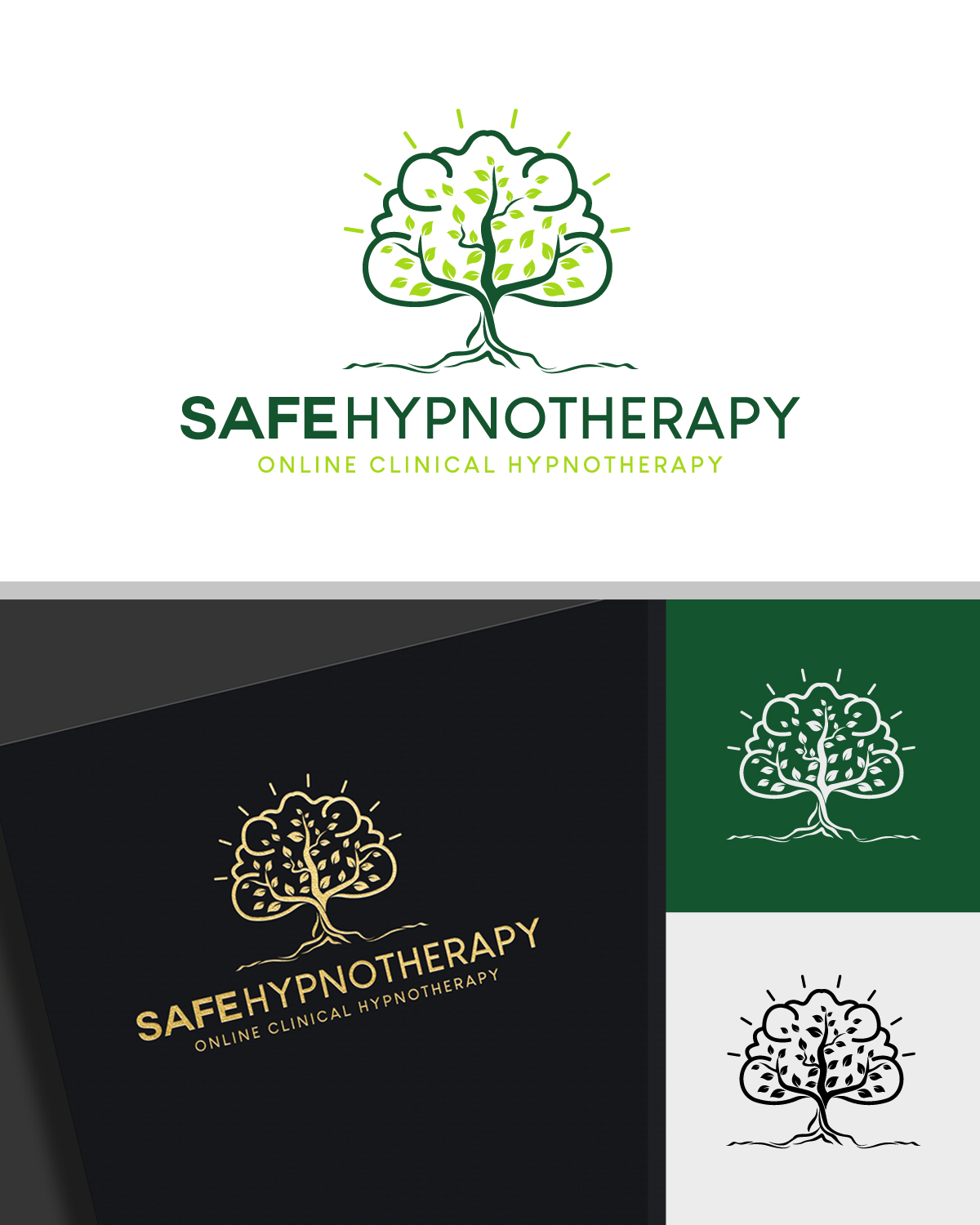 Logo Design by Rueell Artss for Safe Hypnotherapy  | Design #26917866